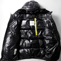 アイコンメタルバックル■新品277,200円【6 MONCLER GENIUS 1017 ALYX 9SM】モンクレールジーニアスシャイニーダウンジャケット/黒/size1_画像7