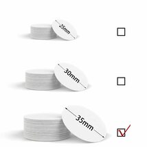 【特価商品】Ntag215 30枚 NFCタグブランクホワイトPVC 35mm NFCカード（1.38インチ）直径ラウンドカードは_画像7