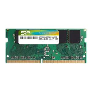 【人気商品】1.2V 260Pin 8GB×1枚 CL17 DDR4-2400(PC4-19200) ノートPC用メモリ SP00