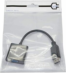 【特価商品】「PC→モニター（〇）」 「 パソコンのDisplayPort（v1.1）信号をVGA信号へ変換 モニタ→PC（X）」