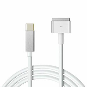 【在庫処分】USB C 磁気充電ケーブル 1m MacBook Air C Pro T-Tip互換 変換 PD Type 充電器【