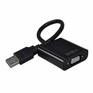 【在庫セール】アダプター 変換 ビデオグラフィックカー マルチモニタ VGA 1080pサーポート USB3.0オス to to 