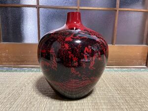 Royal Doulton ロイヤル・ドルトン　FLAMBE Woodcut 1616 花瓶 花入　骨董品 アンティーク　置物 インテリア 西洋陶磁