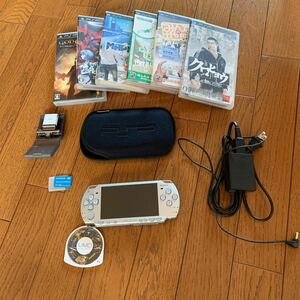 ソニー PSP SONY PSP2000 本体　モンハン3龍が如くクロヒョウ　Navi ゴッドオブウォー　ジャンク品