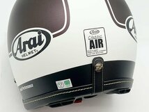 未使用品 Arai アライ クラシック・エアー ジェットヘルメット（ 61‐62cm 未満 ）ERA BROWN エラ・ブラウン（つや消し）2023年製_画像4