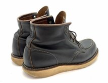 RED WING レッドウイング #8849 6 CLASSIC MOC クラシック モック ブーツ USA 8.0 (約26.0cm) D ブラック USED品_画像3