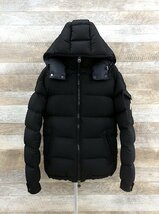 ●極美品!! MONCLER/モンクレール ダウンジャケット MONTGENEVRE/モンジュネーブル E20914033805 54272 サイズ1 ブラック系 ハンガー付き_画像1