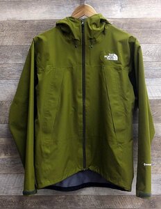 ●新品同様!! THE NORTH FACE/ザ・ノース・フェイス クライムライトジャケット NP12003 ファーグリーン Mサイズ 防水ジャケット アウトドア