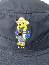 【新品・未使用】USA購入 POLO Ralph Lauren POLO BEAR Bucket Hat Navy Cowboy Bear ポロ ラルフローレン ポロベアー バケットハット_画像4