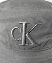 【新品・未使用】USA購入 Calvin Klein Bucket Hat Charcoal gray カルバンクライン バケットハット ユニセックス 帽子 チャコールグレイ_画像5
