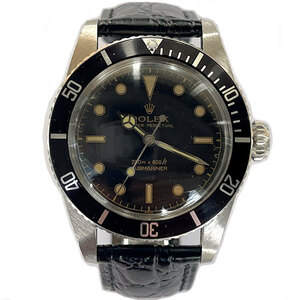  ROLEX サブマリーナ REF.6538 カスタム ヴィンテージ 8mm デカリューズ BREVET バネ棒 38mm ベンツ針 007