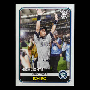 イチロー 2020 Topps Big League 2019年3月21日 東京ドーム引退試合 ベースカード No.286