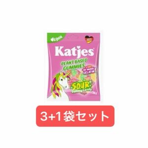 カッチェス サワー[×3] レインボー[×1] 4袋 セット グミ 輸入菓子 PLAZA 