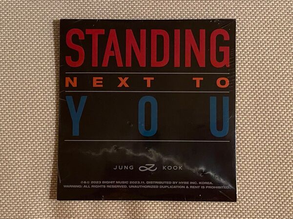新品未開封 ジョングク standing next to you CD jungkook
