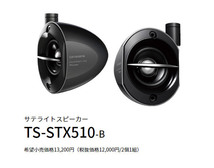 【取寄商品】carrozzeriaカロッツェリアTS-STX510-Bサテライトスピーカー(ブラック)_画像2