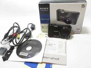 [de1 NN6083] SONY ソニー Cyber-shot DSC-HX5V ブラック 元箱 付属品 付き デジタルカメラ