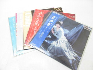 [de1 HN6423] 【帯付】松田聖子 LP 5枚 セット Touch Me タッチミー Tinker Bell ティンカーベル Candy Windy Shadow ユートピア レコード