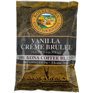 ROYAL KONA COFFEE ロイヤルコナコーヒー バニラクリームブリュレ 24ドリップバッグ（10g×24個包）