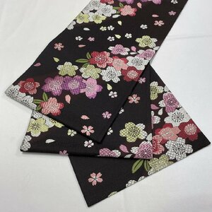 着物月花　品のある桜　袋帯　六通柄　正絹　ob511