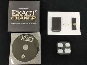 【G786】EXACT CHANGE　COINCIDENCE？　コイン　DVD　クロースアップ　ギミック　マジック　手品