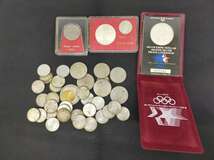 【C9】オリンピック硬貨まとめ売り　エキスポ　記念メダル　銀貨　記念硬貨　シリアル_画像1