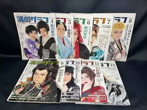 【SS101】1円スタート　演劇グラフ　大衆演劇　雑誌　芸能誌　2021年4月～12月　まとめ売り　舞台　舞踊　役者