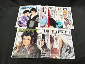 【SS5】1円スタート　演劇グラフ　大衆演劇　雑誌　芸能誌　2021年4月～12月　まとめ売り　舞台　舞踊　役者