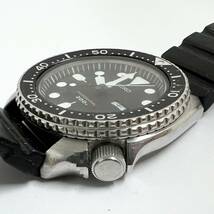 14218/ SEIKO 7C43-7010 セイコー PROFESSIONAL 200M ブラック文字盤 メンズ 腕時計_画像4