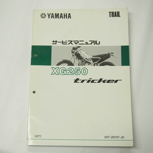 トリッカーXG250サービスマニュアル5XT1ヤマハ2004年3月発行/DG10J