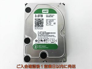 【1円】WD Green 3.5インチ 内蔵HDD 3TB 動作確認済 ハードディスクドライブ EC36-395jy/F3