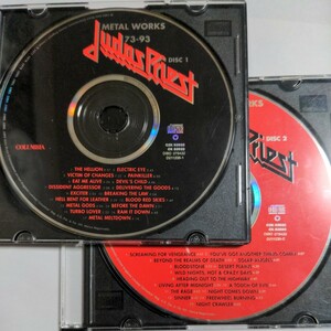 ジューダスプリースト　メタルワークス　73-93　Judas Priest Metal Works ベスト盤　２枚組　CDのみ