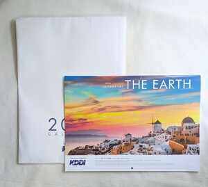 KDDI THE EARTH 2024年　壁掛けカレンダー