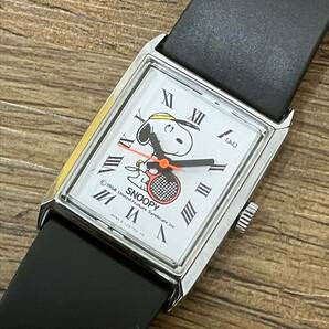 ★ レア品！ JAPAN Q&Q SNOOPY スヌーピー 手巻き 腕時計 ジャンク品の画像1