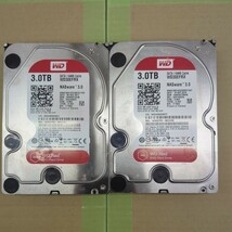 【2個セット】WD Red 3TB 3.5インチ SATA 6Gbps HDD WD30EFRX NASware3.0_画像1