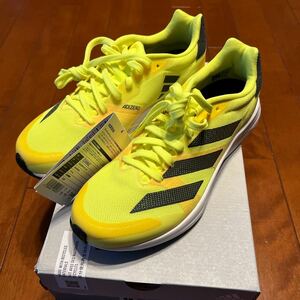 新品未使用 アディダス adidas ランニングシューズ スニーカー / ADIZERO RC 4 M / イエロー 24.5ｃｍ