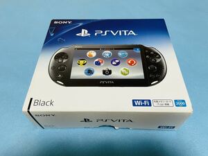 ☆新品同様 本体未使用 希少品☆PlayStation Vita PCH-2000 ZA11 ブラック Wi-Fiモデル PS VITA ソニー 