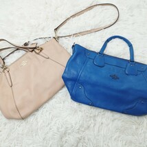 【1円~】Y101 ブランドバック12個 まとめ COACH コーチ トートバッグ ハンドバック ショルダーバッグ レザー キャンバス シグネチャー _画像2