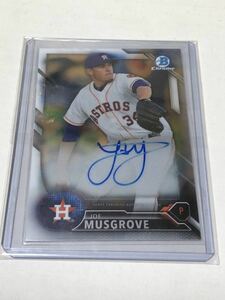 topps auto Joe Musgrove