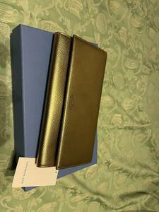  rare, new goods, unused,s my son, Smythson, England, Gold, purse, travel, tomorrowland, travel wallet 