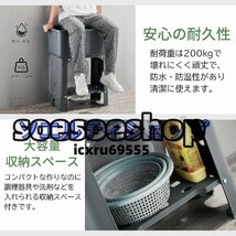 実用品★キッチンシンク ガーデンシンク 防水 防湿 蛇口 360度 回転 大容量 収納 (黒)_画像5