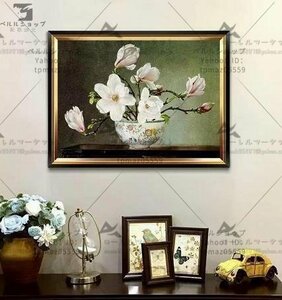 Art hand Auction Blumenölgemälde 60*40cm, Malerei, Ölgemälde, Natur, Landschaftsmalerei