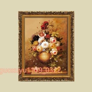 Art hand Auction FF12-Ölgemälde „Blume ., Malerei, Ölgemälde, Stilllebenmalerei