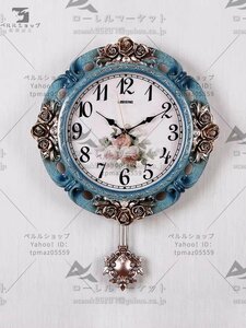新品推薦 ヨーロッパ　復古　柱時計　応接間　豪華　時計　家庭用　静音時計　おしゃれ　創意　復古　壁掛け時計