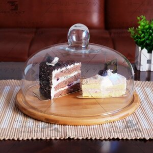 ケーキカバーきガラス 北欧 デザイン チーズドーム ケーキドーム