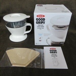 OXO オートドリップ コーヒーメーカー 1~2杯 コーヒードリッパー 360ml 新品 ホワイト 未使用品