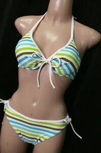 Bv358*hiromichi nakano lady's swimsuit wire bikini 3 point set 11L