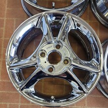 PIAA　RACING　メッキ　14インチ　4.5J+45　4H-100　中古_画像4