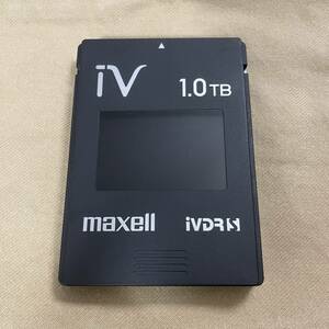 IVDR 1TB ブラック maxell マクセル iVDR-S カセットハードディスク 黒 HDD アイヴィ M-VDRS1T.E 動作良好 美品のみ販売