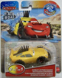 マテル カーズ カラーチェンジャーズ ランブラー ライトニングマックイーン ミニカー MATTEL CARS ON THE ROAD カーズオンザロード