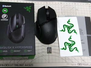 Razer レイザー BASILISK X HYPERSPEED ワイヤレス Bluetooth ゲーミングマウス 元箱あり 無線 ブルートゥース 16000DPI 乾電池駆動